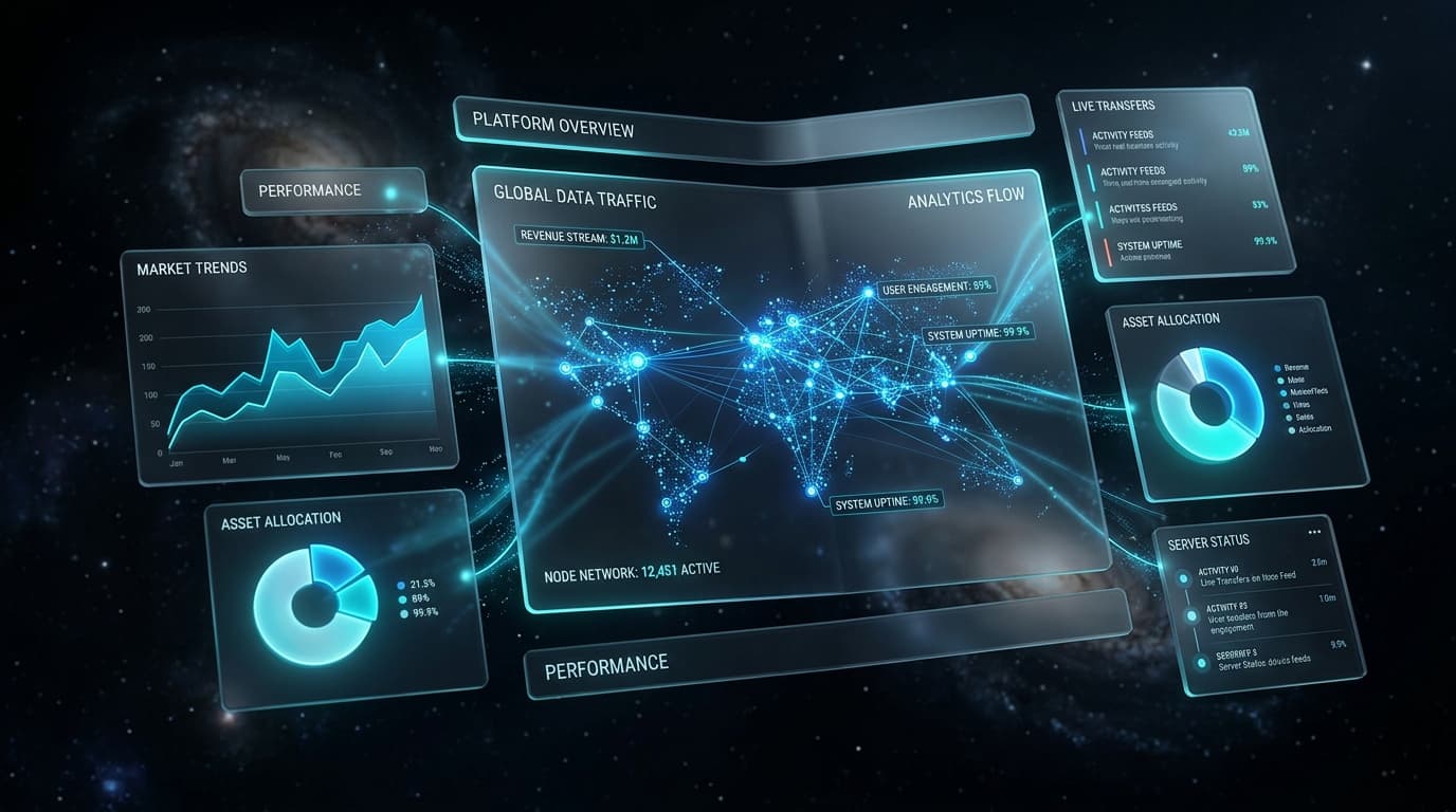 Pegatto Platform Dashboard Abstract